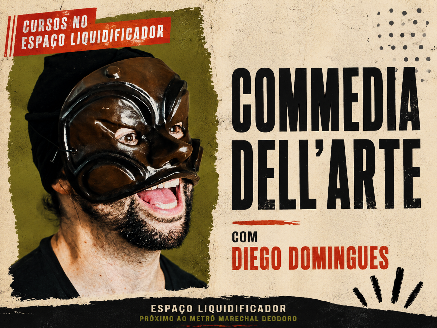 Workshop Prático de Commedia dell'Arte